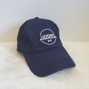 UNDER Armour UA Jordan Spieth Navy Blue Washed Cotton Golf Hat Cap Unisex